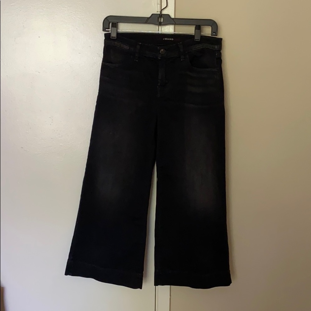 J brand liza black denim pants size 26